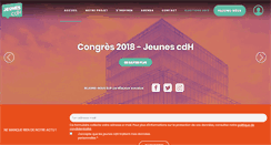 Desktop Screenshot of jeunescdh.be
